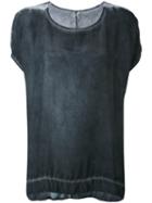 Isaac Sellam Experience - Round Neck T-shirt - Women - Silk - 40, Grey, Silk