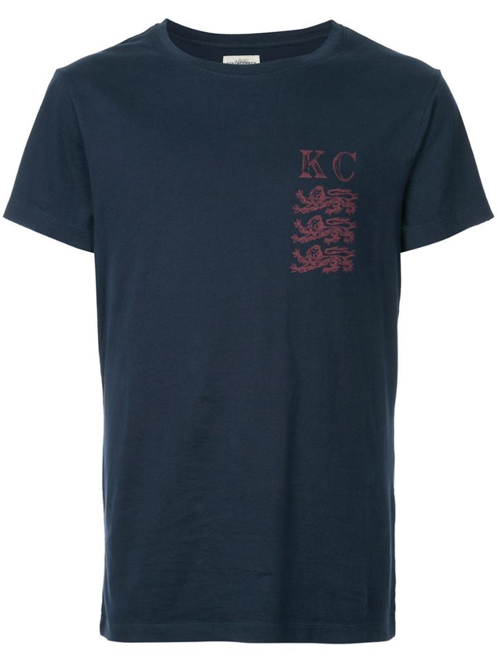Kent & Curwen Lion Crest T-shirt - Blue