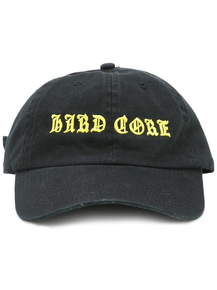Misbhv Hardcore Embroidered Cap, Adult Unisex, Black, Cotton