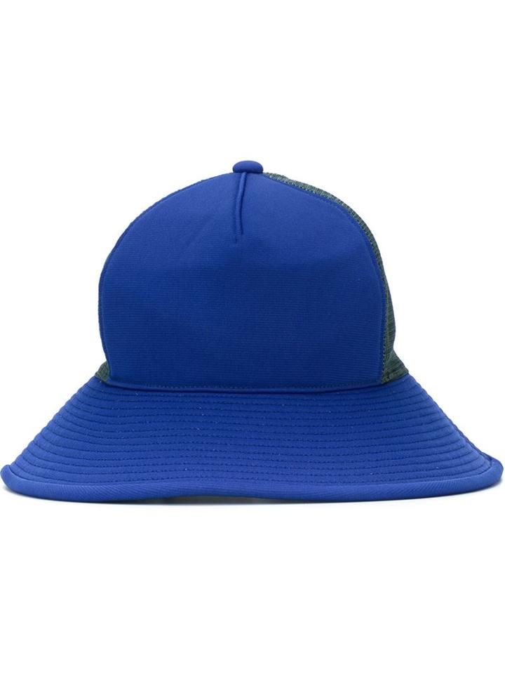 Facetasm Panelled Hat, Women's, Grey, Polyester/nylon