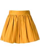 Amur Pleated Wide Shorts - Yellow