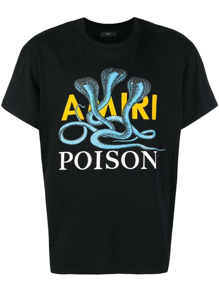 Amiri Poison Print T-shirt - Black