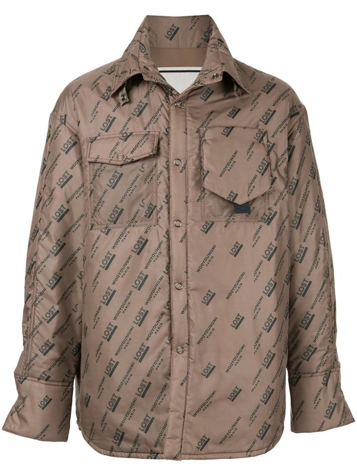 Wooyoungmi Logo Padded Shirt - Neutrals