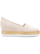 Hogl Wedge Espadrilles - Nude & Neutrals