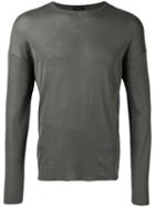 Jil Sander - Longsleeved T-shirt - Men - Silk - 52, Grey, Silk