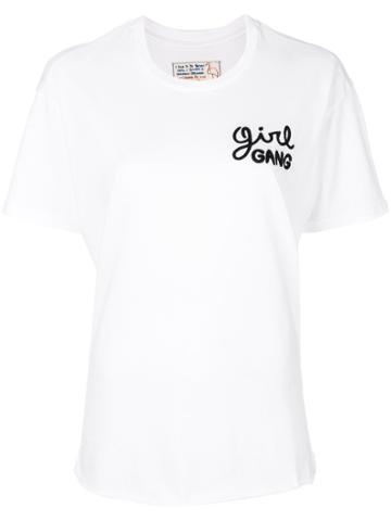 Sandrine Rose Girl Gang T-shirt - White