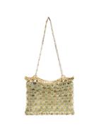 Paco Rabanne Gold And Green Flash 1969 Chain Cross Body Bag - Metallic