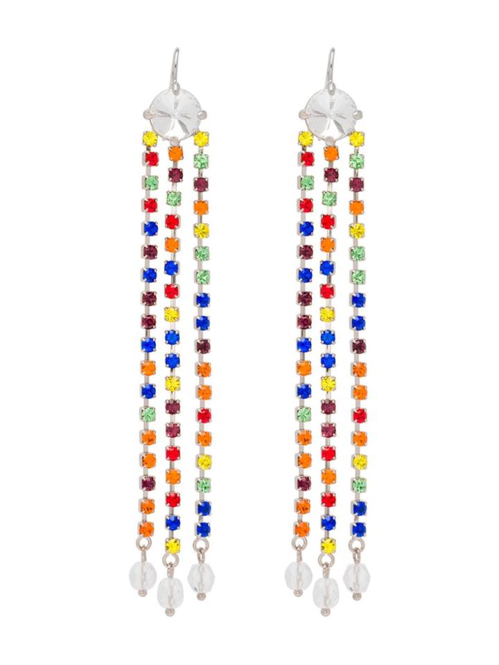 Miu Miu Crystal Earrings - Multicolour
