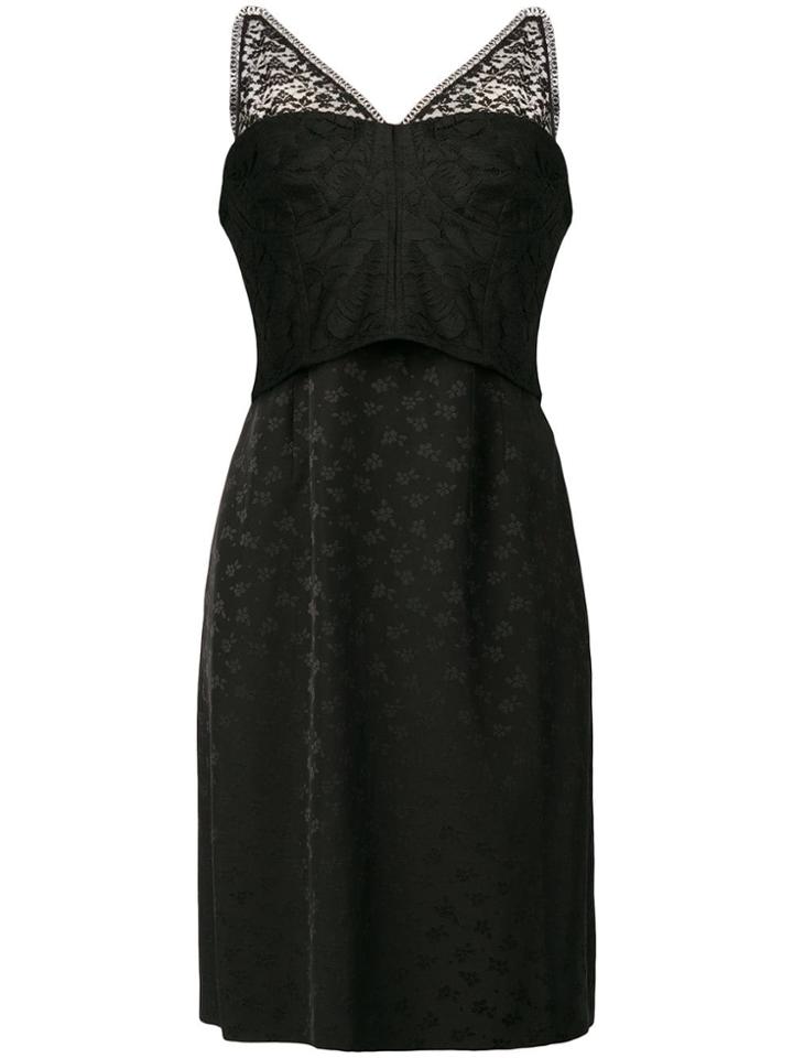 Stella Mccartney Lace Details Dress - Black