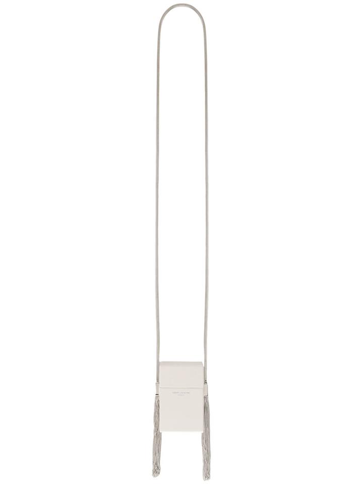 Saint Laurent Miniaudière Bag - White