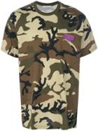 Givenchy - Cuban-fit Camouflage Print T-shirt - Men - Cotton/calf Leather - S, Green, Cotton/calf Leather
