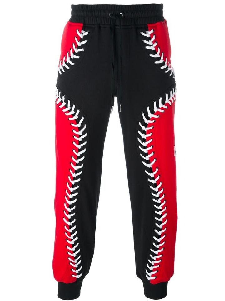 Ktz Baseball Joggers, Men's, Size: Small, Black, Cotton