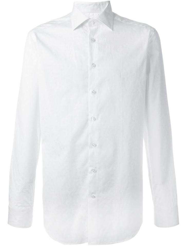 Etro Classic Shirt, Men's, Size: 40, White, Cotton