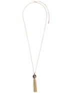 Lanvin Tassel Swan Necklace - Metallic