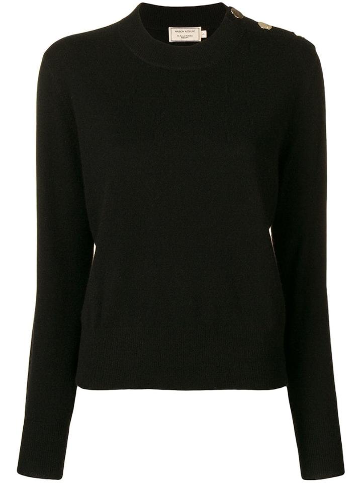 Maison Kitsuné Cashmere Jumper - Black