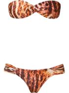 Sub Bandeau Bikini Set, Women's, Size: Medium, Nude/neutrals, Polyamide/spandex/elastane/elastodiene