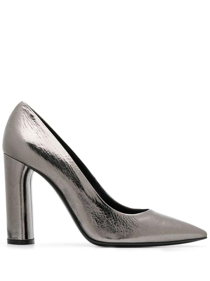 Casadei Pointed Toe Pumps - Metallic