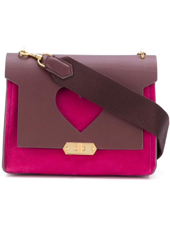 Anya Hindmarch Bathurst Heart Xs Bag - Pink & Purple