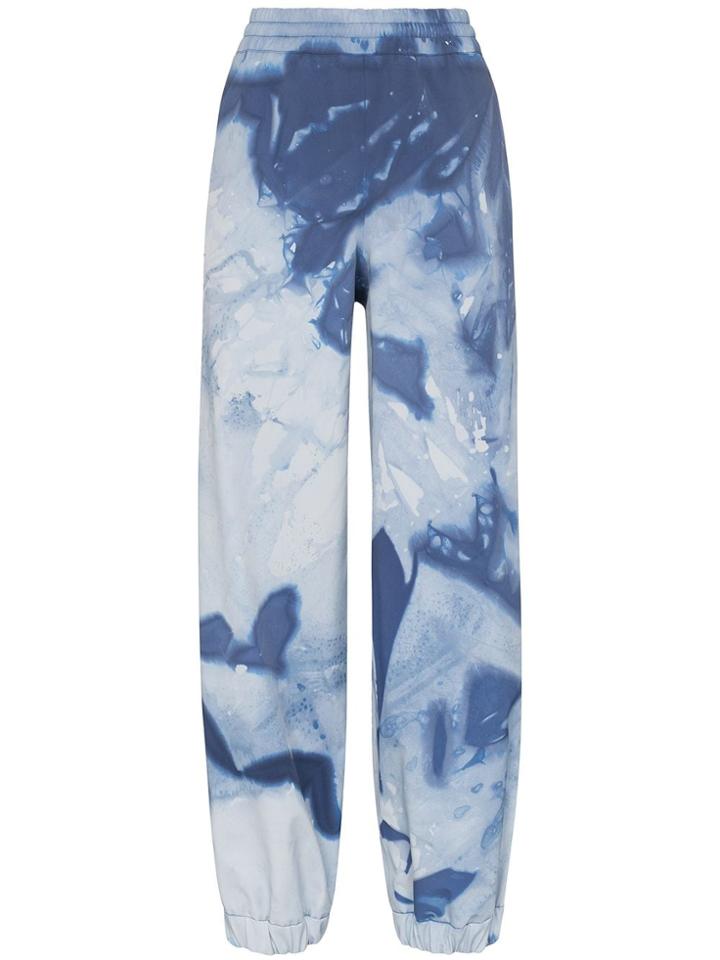 Moncler Sportivo Dye Effect Ski Trousers - Blue