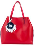 P.a.r.o.s.h. Floral Detail Tote - Red