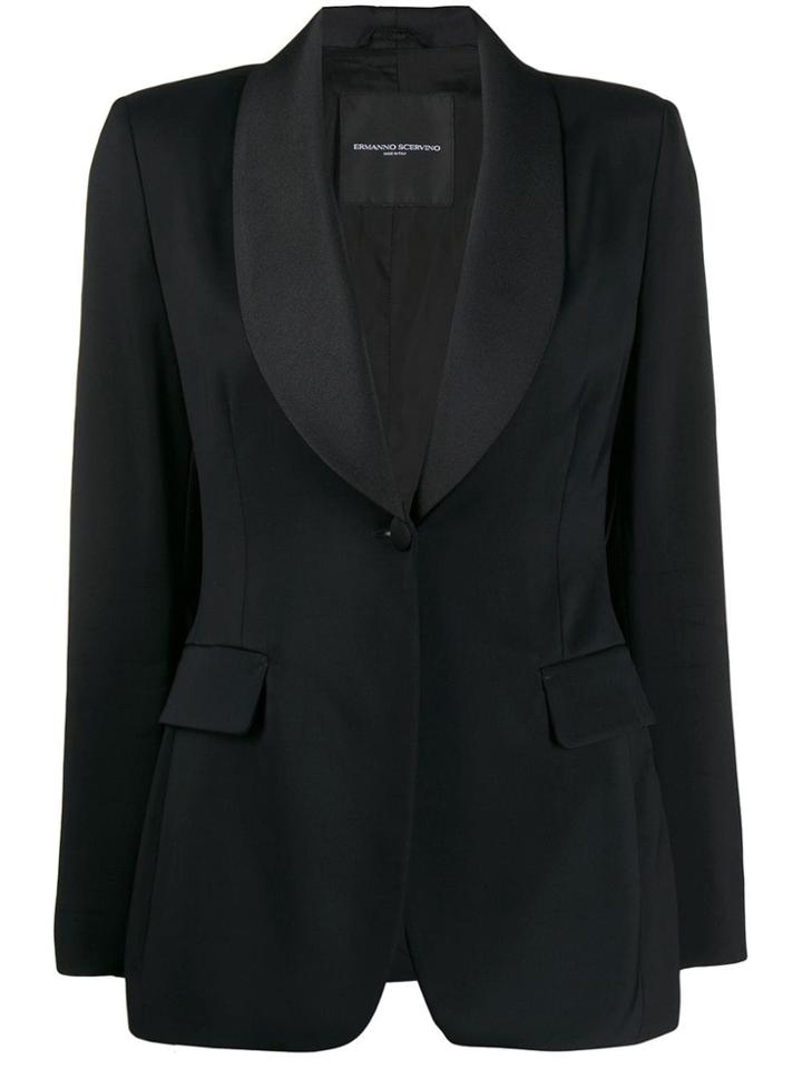 Ermanno Scervino Single-breasted Blazer - Black