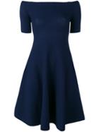 Michael Michael Kors - Off-the-shoulder Dress - Women - Nylon/viscose - Xxs, Blue, Nylon/viscose