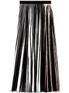 Proenza Schouler Foil Pleated Skirt - Black