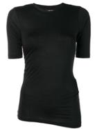 Jacquemus Ruched T-shirt - Black