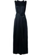 Kenzo Cut Out Evening Dress, Women's, Size: 40, Black, Silk