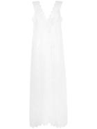 Ermanno Scervino - Embroidered Dress - Women - Silk/polyester - 42, White, Silk/polyester