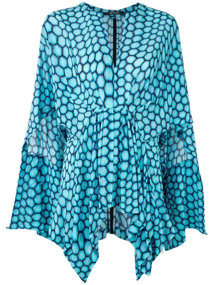 Kitx Rapture Tuck Blouse - Blue