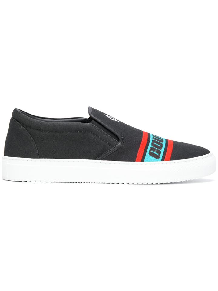Marcelo Burlon County Of Milan Bounty Slip-on Sneakers - Black