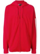 Y-3 Zipped Hoodie - Red