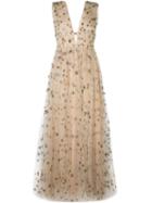 Valentino 'star Studded' Evening Dress
