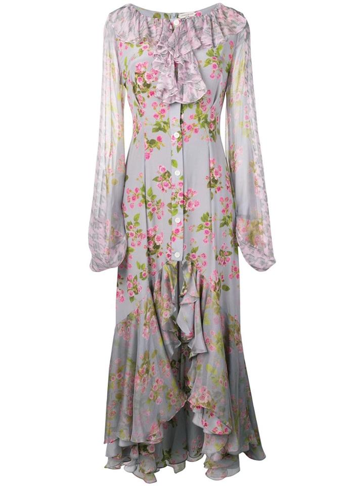 Natasha Zinko Feminine Kaftan Maxi Dress - Grey