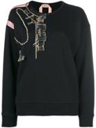 No21 Pin-embellished Sweater - Black