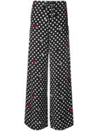 Mcq Alexander Mcqueen Polka Dot Trousers - Black