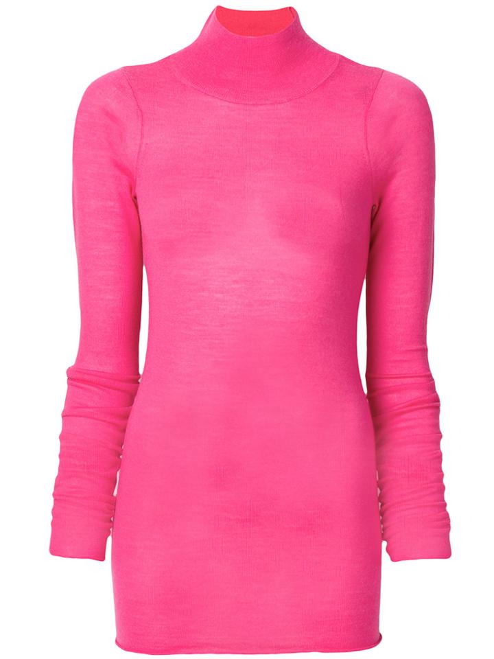 Joseph Turtleneck Jumper - Pink & Purple
