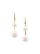 Irene Neuwirth 18kt Yellow Gold Akoya Pearl And Diamond Drop Earrings