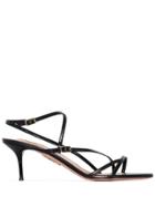 Aquazzura Carolyne 60mm Strappy Sandals - Black