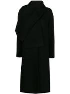 Ermanno Ermanno Scarf Detail Coat - Black