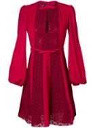 Giambattista Valli Belted Dress - Red