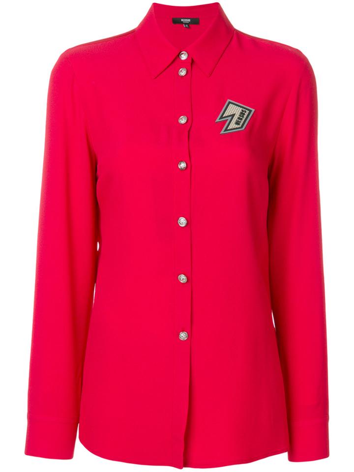 Versus Cutout Shirt - Pink & Purple