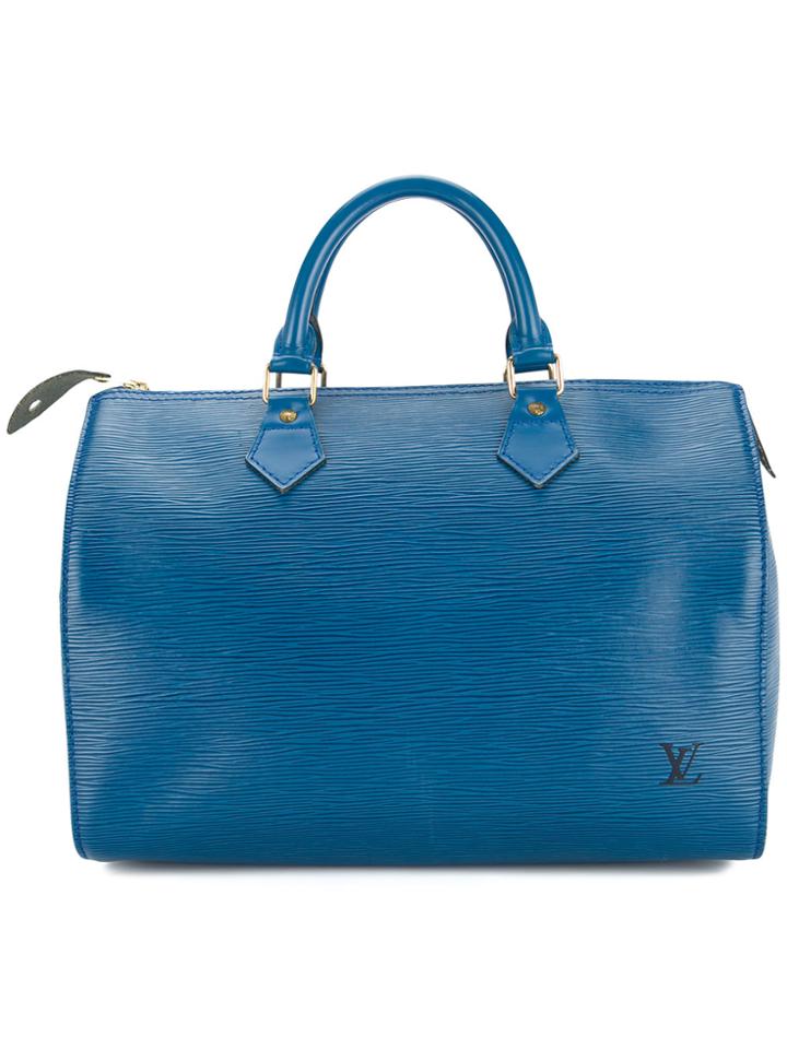 Louis Vuitton Vintage Speedy 30 Tote Bag - Blue
