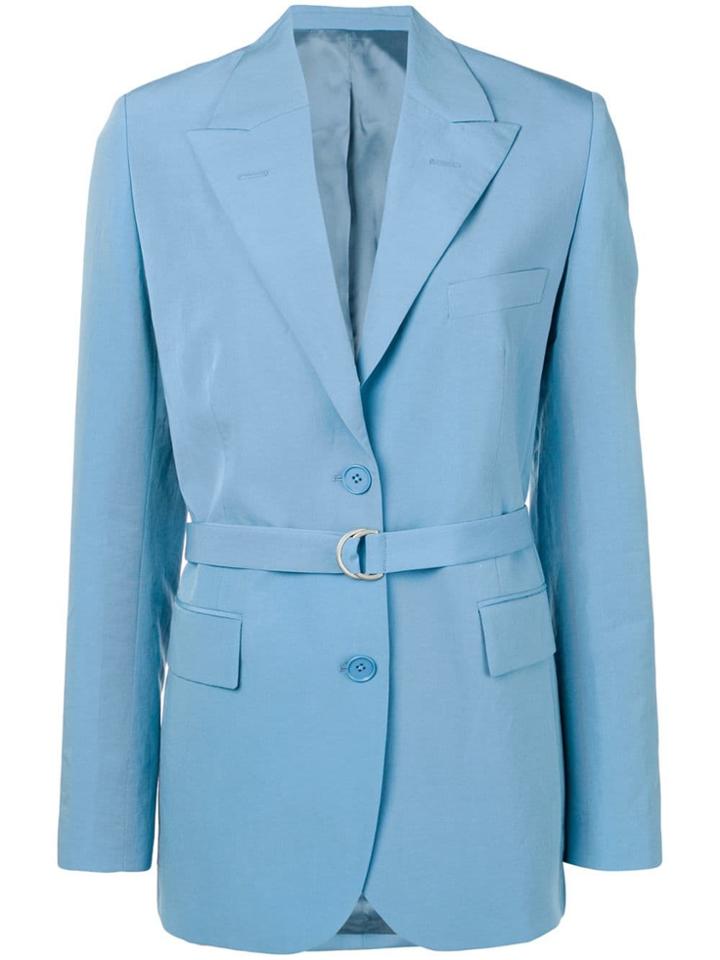 Christian Wijnants Jena Belted Blazer - Blue