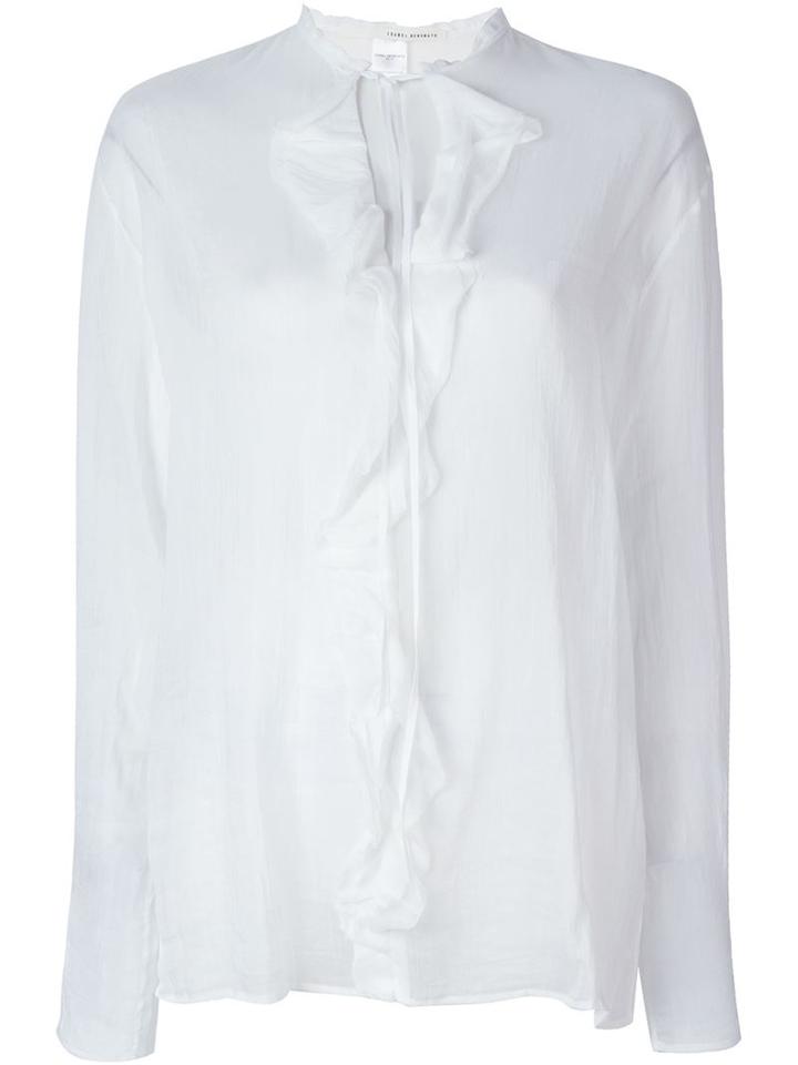 Isabel Benenato Drawstring Blouse