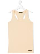 Finger In The Nose Tank Top - Yellow & Orange