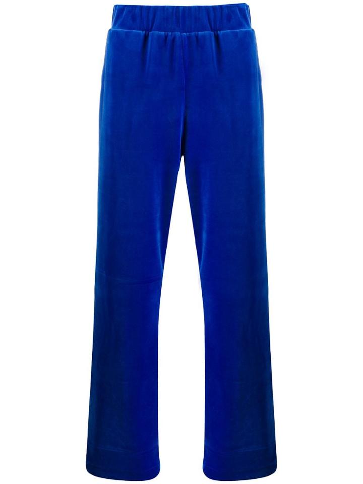 Anton Belinskiy Velvet Loose Fit Trousers - Blue