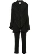 Issey Miyake Vintage Pleated Suit - Black