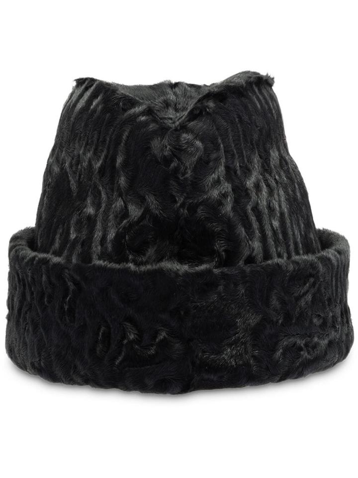 Prada Fold-up Hem Hat - Black
